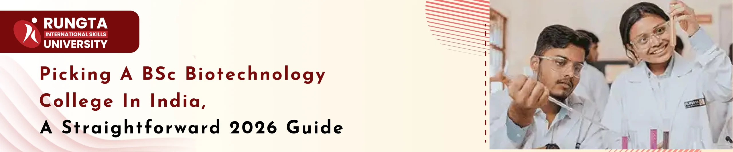 Read more about the article Picking a BSc Biotechnology College in India: A Straightforward 2026 Guide