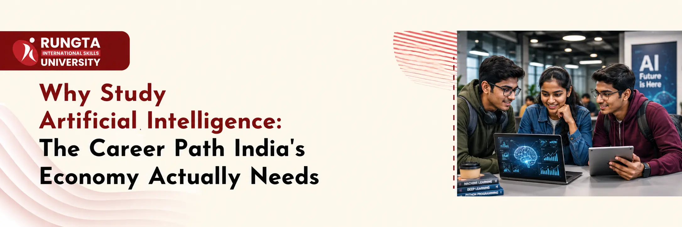 Indian students learning artificial intelligence and exploring AI career opportunities in India