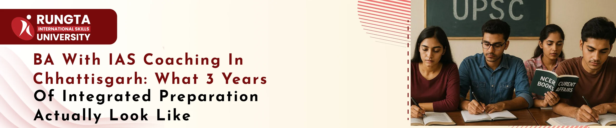 Read more about the article BA With IAS Coaching in Chhattisgarh: What 3 Years of Integrated Preparation Actually Look Like